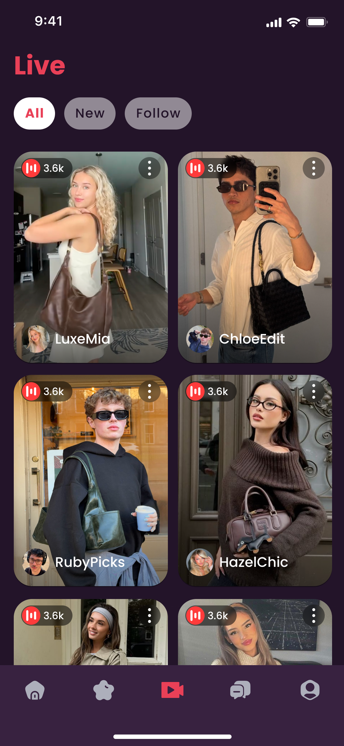 Beigoo live community featuring fashion enthusiasts